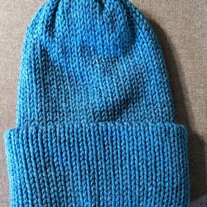 Handmade knitted beanie